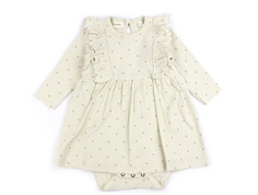 Lil Atelier turtledove hearts body dress